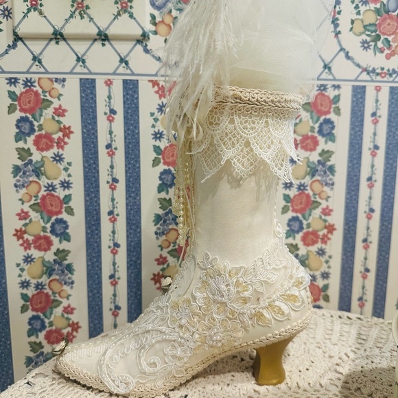 Other - Victorian Lace Shabby Chic Decorative Lace Boot